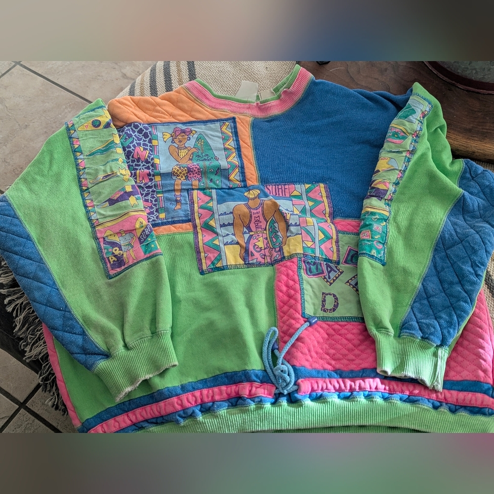 Vintage 90s Major Damage Surf Sweatshirt